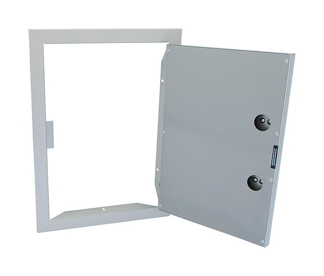 Kokomo Vertical Access Door 14″ × 20″ Stainless Steel – Reversible
