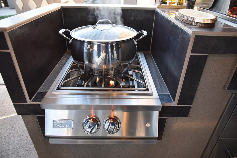 Kokomo Professional Built-in Power Burner w/ Removable Grate for Wok