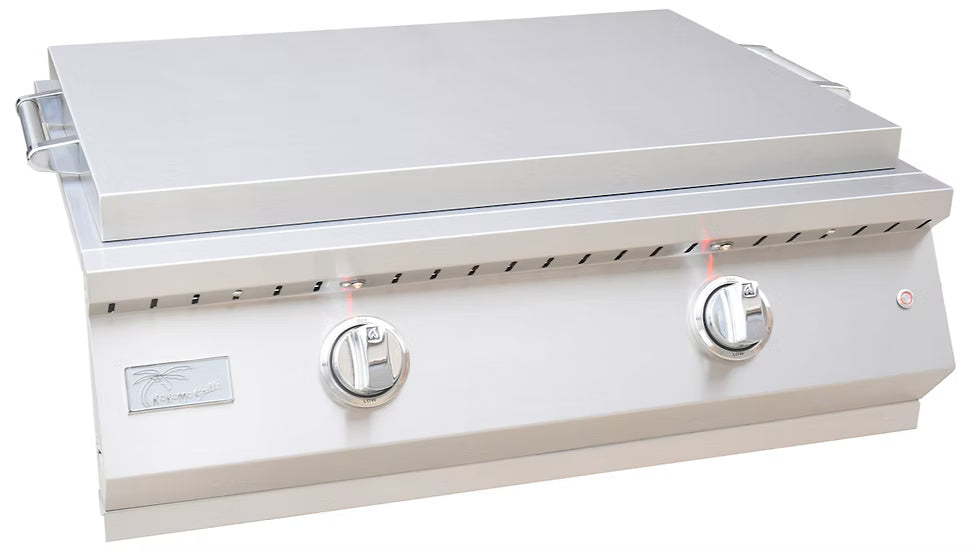 KoKoMo Professional 30″ Built-In Teppanyaki Griddle – 36,000 BTU, Illuminated Knobs