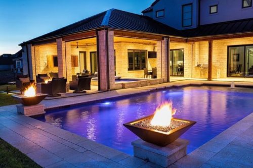 The Outdoor Plus Maya Fire Bowl GFRC Concrete