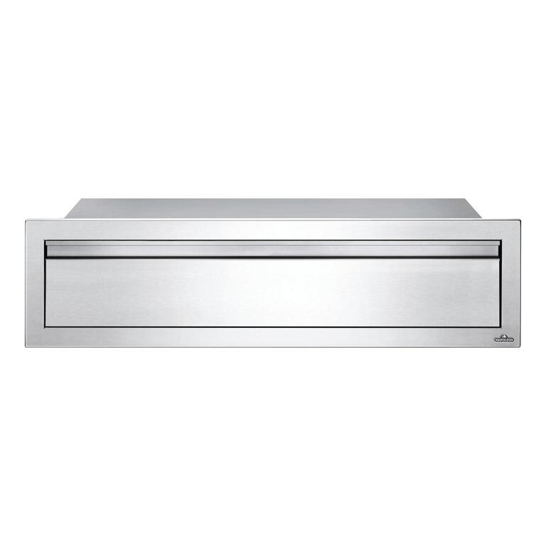 Napoleon BI-4208-1DR 42″ × 8″ Extra-Large Stainless Steel Single Drawer – Soft-Close