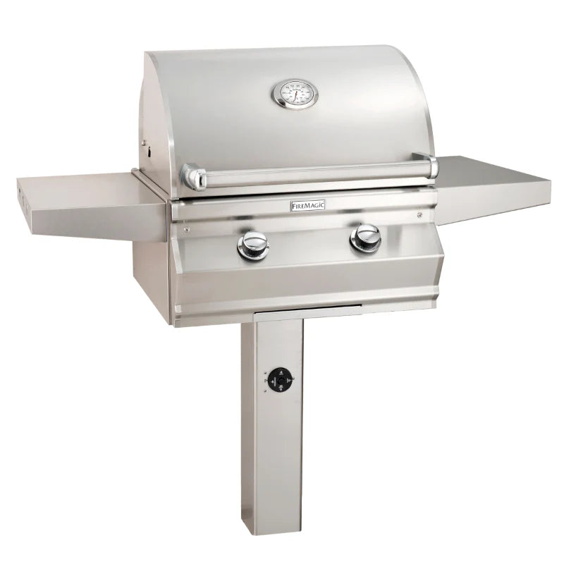 Fire Magic Choice C430i 24″ In-Ground Post Gas Grill – 624 sq in, 46,000 BTU, Made in USA