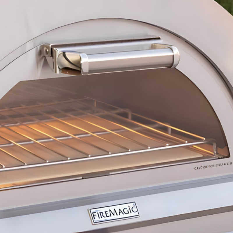 Fire Magic 4600 Aurora Built-In Pizza Oven – Stainless Steel, 36,000 BTU, Analog Thermostat