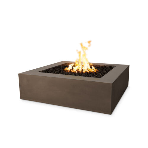 Quad Square GFRC Concrete Fire Pit – 36″ or 42″ × 65k BTU, Multiple Ignitions