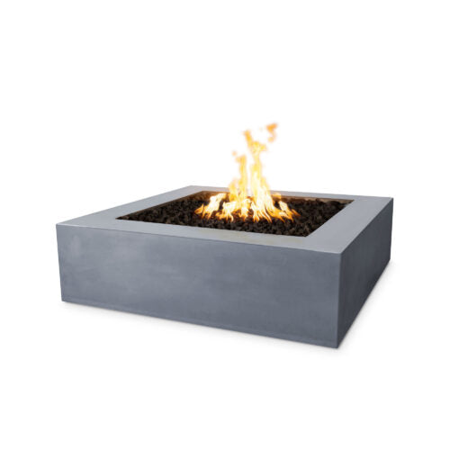 Quad Square GFRC Concrete Fire Pit – 36″ or 42″ × 65k BTU, Multiple Ignitions