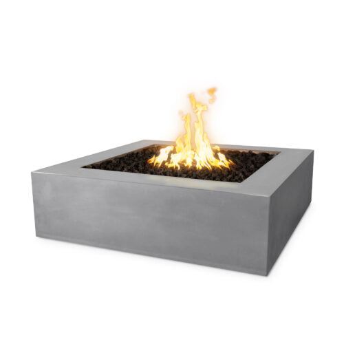 Quad Square GFRC Concrete Fire Pit – 36″ or 42″ × 65k BTU, Multiple Ignitions