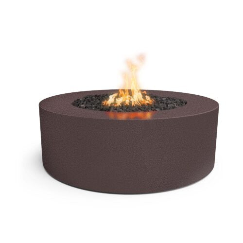 The Outdoor Plus Unity Round Fire Pit – Powder-Coated Steel, 24″ or 18″ Tall, Made in USA