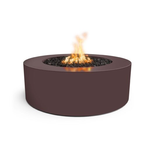 The Outdoor Plus Unity Round Fire Pit – Powder-Coated Steel, 24″ or 18″ Tall, Made in USA