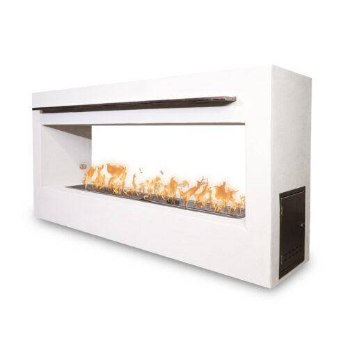 The Williams Fireplace – Ready-to-Finish Outdoor Fireplace, Multiple Sizes & Ignition Options