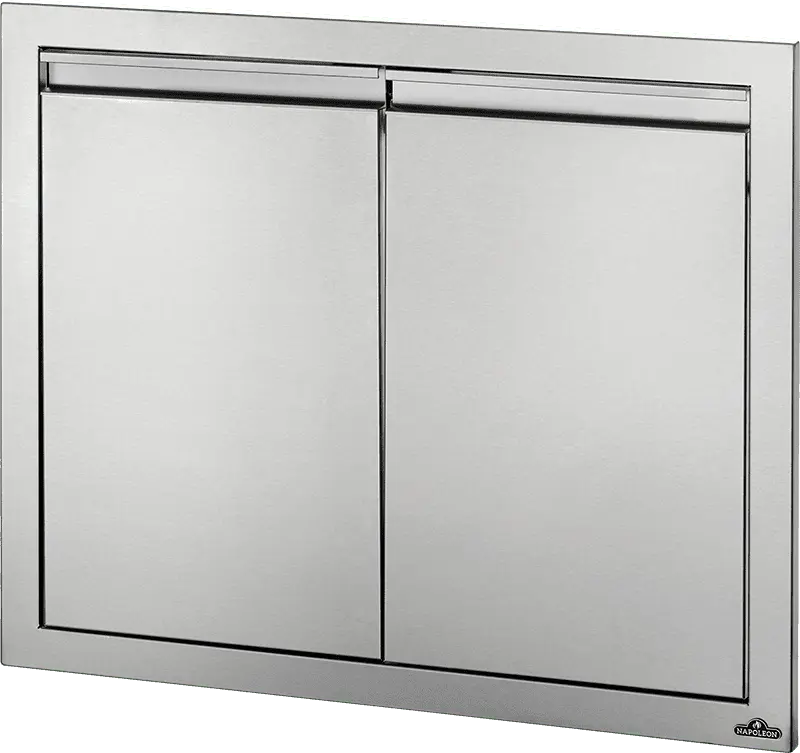 Napoleon Stainless Steel Small Double Door 30"x 24"