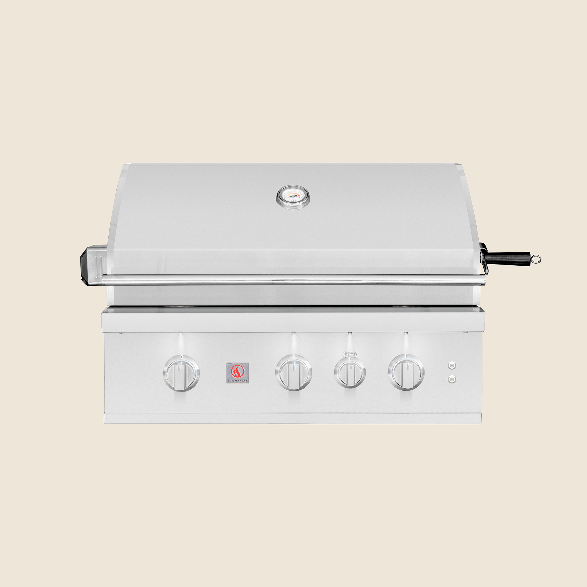 Summerset TRLPRO32 32″ TRL Pro Built-In Gas Grill w/ Infrared Back Burner & LED Lighting