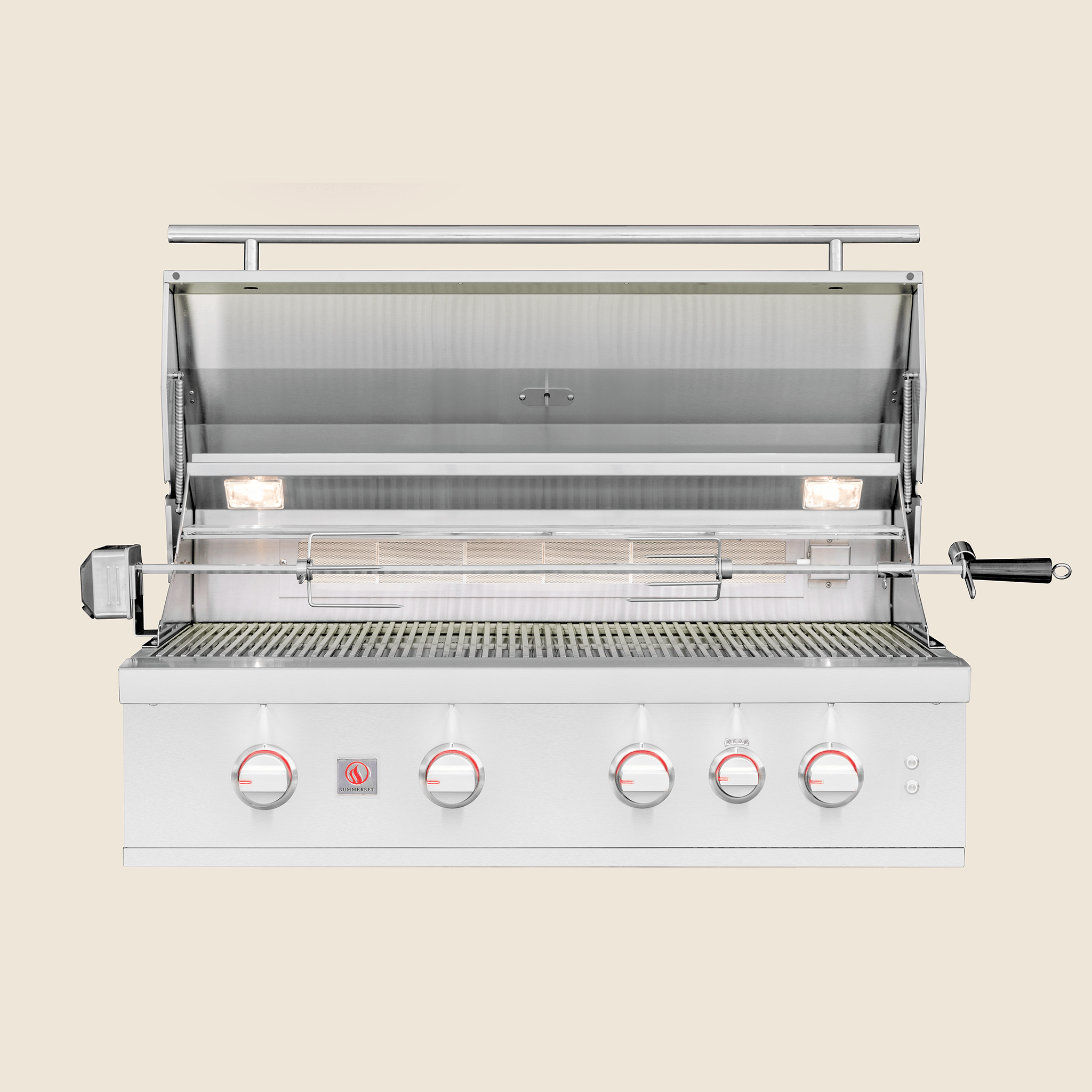 Summerset TRL Pro 40″ Built-In Gas Grill w/ Rear Infrared Burner & Rotisserie Kit (Model TRLPRO40)