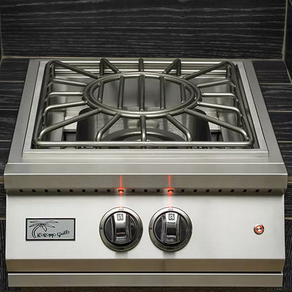 Kokomo Professional Built-in Power Burner w/ Removable Grate for Wok