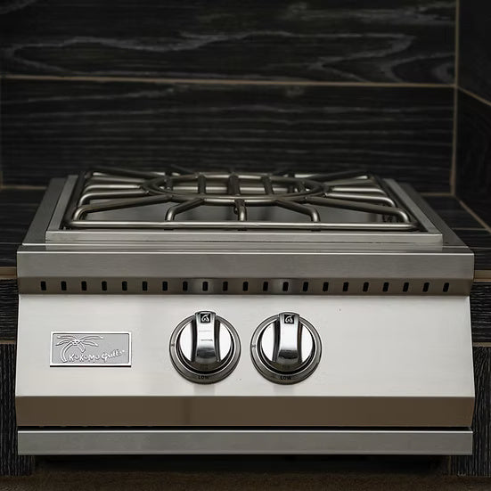 Kokomo KO-PB Built-In Power Burner w/ Removable Wok Grate – 60,000 BTU, 304 SS