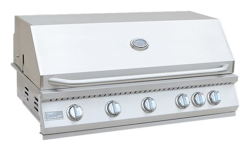 Kokomo KO-BAK5BG 40″ Built-In Gas Grill w/ 5 Burners & Infrared Back Burner (304 Stainless)