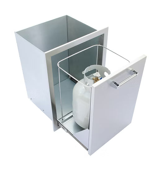Kokomo KO-TRHD Trash/Propane Pull-Out Drawer – 304 SS Built-In Outdoor Storage