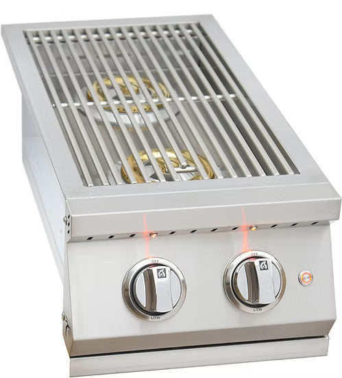 Kokomo Professional Double Side Burner w/ Removable Cover
