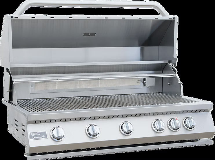 Kokomo KO-BAK5BG 40″ Built-In Gas Grill w/ 5 Burners & Infrared Back Burner (304 Stainless)