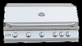 Kokomo KO-BAK5BG 40″ Built-In Gas Grill w/ 5 Burners & Infrared Back Burner (304 Stainless)