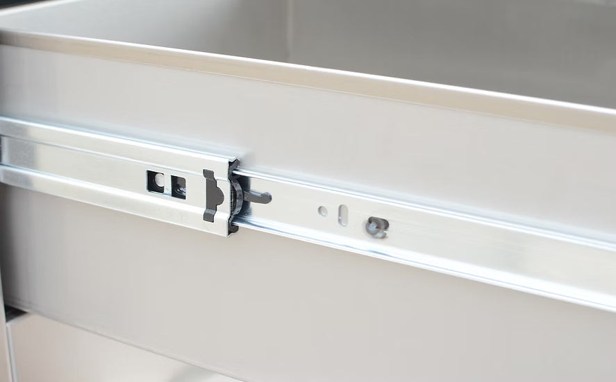 Kokomo Stainless Steel Double Drawer