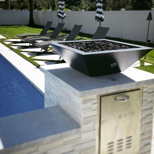 The Outdoor Plus Maya Fire Bowl GFRC Concrete