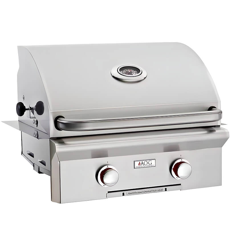 American Outdoor Grill T-Series 24″ 2-Burner Built-In Gas Grill (Model 24NBT-00SP)