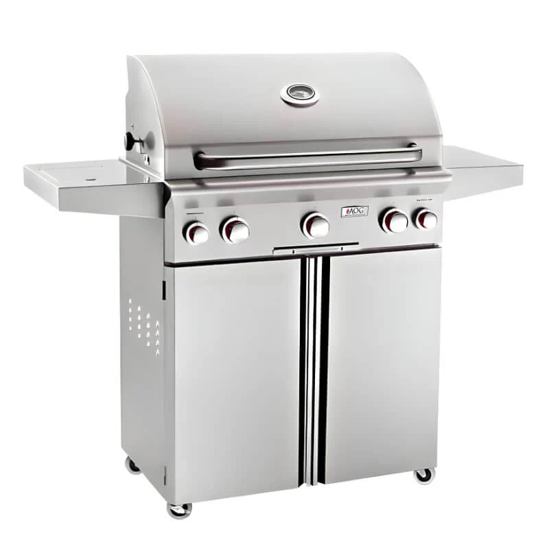 American Outdoor Grill T Series 3 Burner Portable Gas Grill With Side Burner 30"