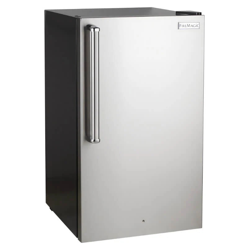 Fire Magic 3598-DR 20″ Premium Compact Refrigerator – 4.0 Cu Ft, Reversible Lock Door