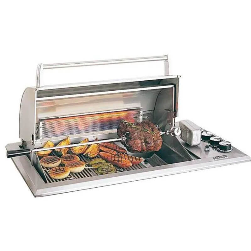 Fire Magic Legacy Regal I 42″ Drop-In Countertop Gas Grill w/ Rotisserie (34-S2S1N-A)
