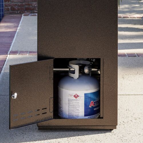 The Williams Outdoor Fireplace – Corten Steel (Model TFL-WILL72CS / 84CS / 96CS) – Custom Burners & Ignition Options, U.S.A.