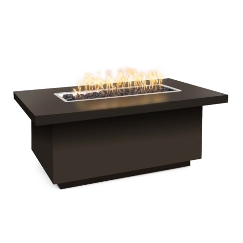 Fremont Rectangular Fire Table – Metal Collection, Custom Sizes, Up to 100 k BTU