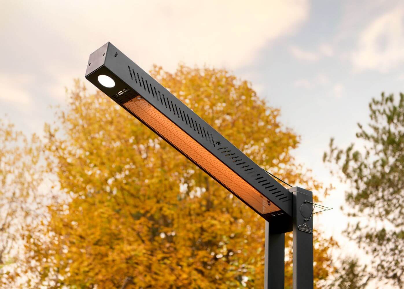 Napoleon Phantom Freestand Electric Outdoor Infrared Heater – 1500W (5,000 BTU), Matte Black