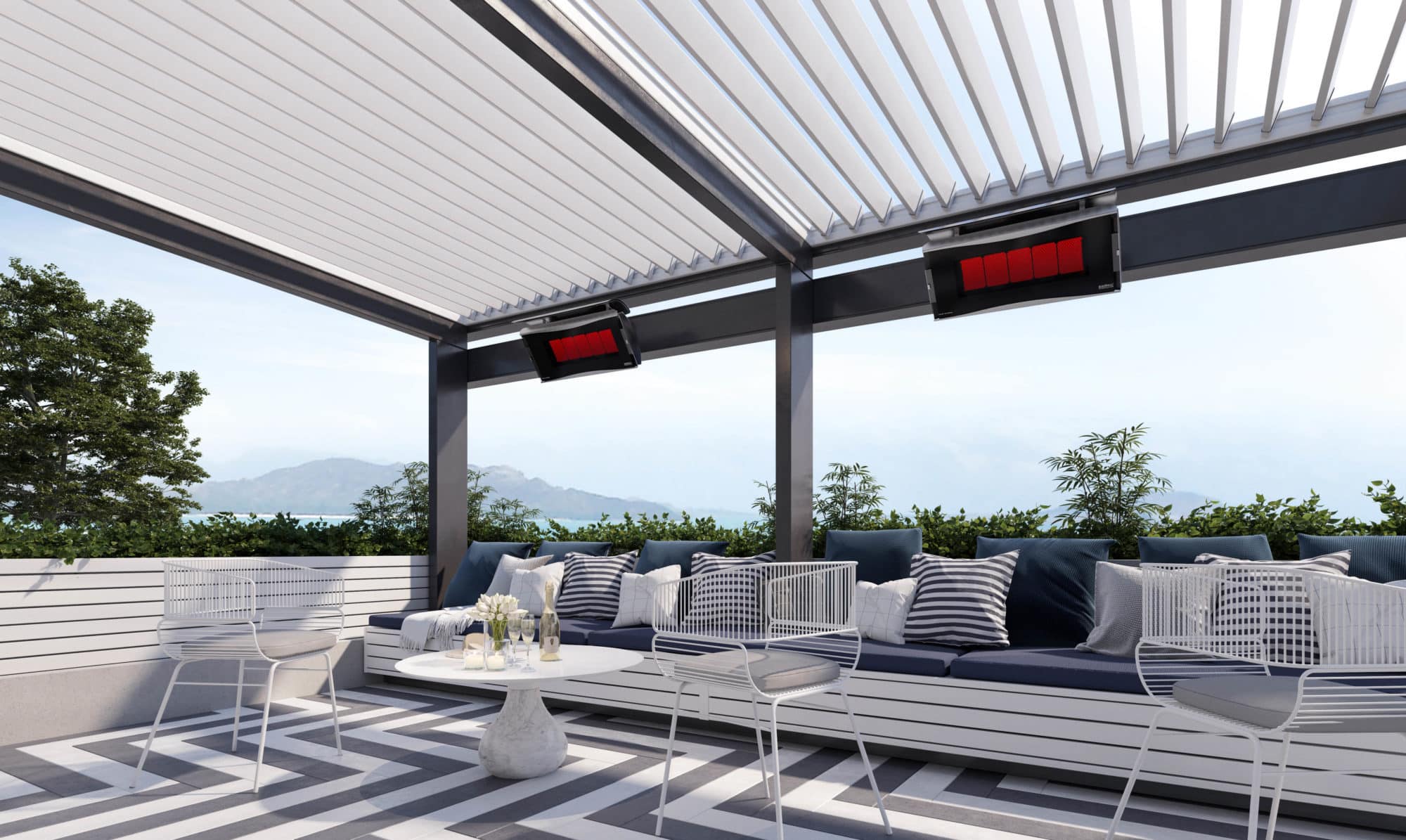 Bromic Platinum Smart-Heat™ 500 Series Gas Heater – Wall/Ceiling, 39,800 BTU, Up to 215 ft²