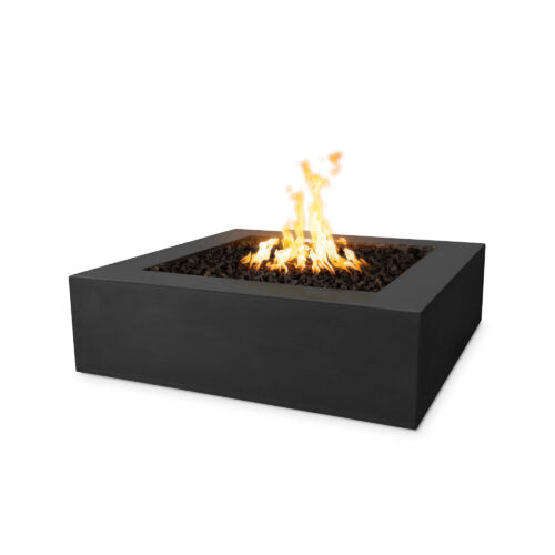 Quad Square GFRC Concrete Fire Pit – 36″ or 42″ × 65k BTU, Multiple Ignitions