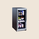 Summerset RFR-15G 15″ Outdoor-Rated Refrigerator w/ Glass Door – 3.2 cu ft