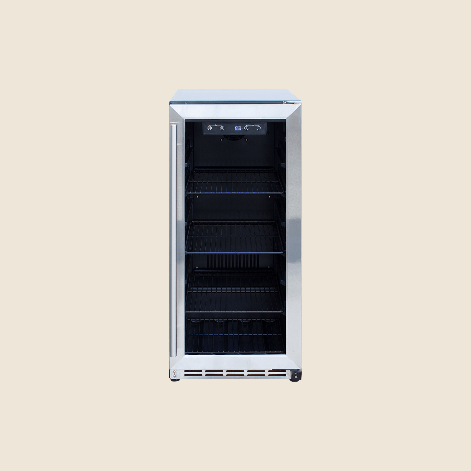 Summerset RFR-15G 15″ Outdoor-Rated Refrigerator w/ Glass Door – 3.2 cu ft