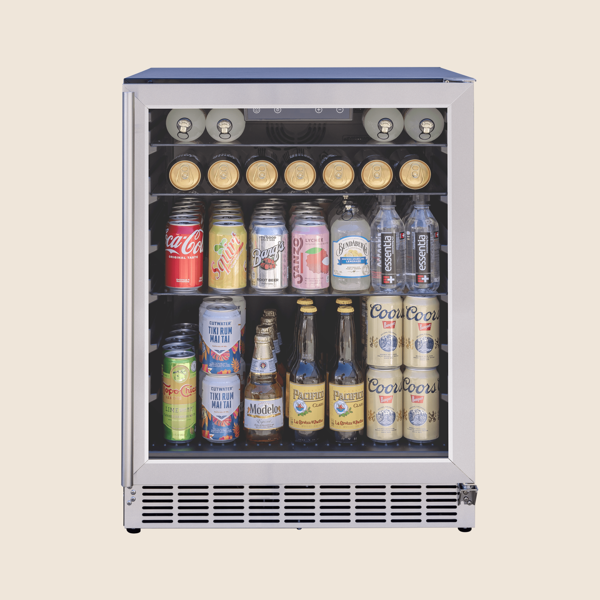 Summerset RFR-24G 24″ Outdoor Rated Refrigerator w/ Glass Door – 5.1 cu ft