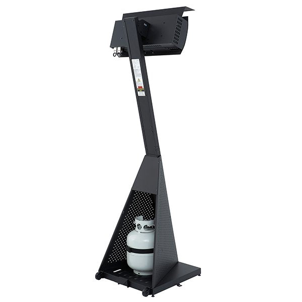 Dimplex DGR32PLP Portable Infrared Propane Heater – 31,500 BTU, Matte Black, Wheels