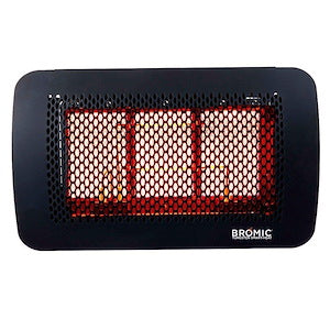 Bromic Tungsten Smart-Heat™ 300 Series Gas Heater – 26,000 BTU, Natural Gas, Matte Black