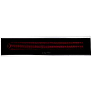 Bromic Platinum Smart-Heat™ Electric Heater – 4500 W (53.2″), Black/White, IPX4, Ultra-Slim