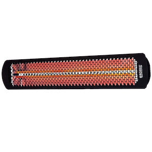 Bromic Tungsten Smart-Heat™ 6000 W Electric Heater – Double Tube, 56″, Black/White, IPX4