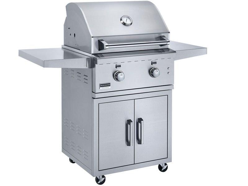Broilmaster B-Series 25″ Freestanding Gas Grill – Stainless Steel, Made in USA