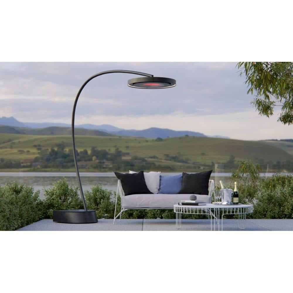 Bromic Eclipse Smart-Heat™ Portable Electric Heater – 3000 W (13 A), Matte Black, Portable, Radiant Heat & Dimmable LED