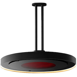 Bromic Eclipse Smart-Heat™ 2900W Electric Pendant Heater – Black, LED, 121 ft² Coverage