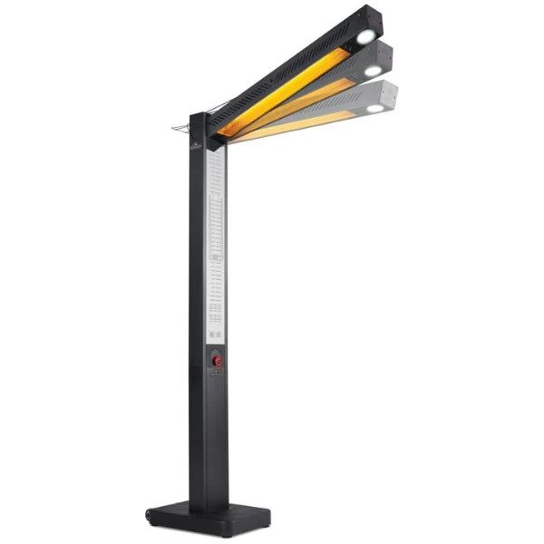 Napoleon Phantom Freestand Electric Outdoor Infrared Heater – 1500W (5,000 BTU), Matte Black