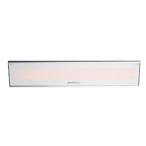 Bromic Platinum Smart-Heat™ Electric Heater – 4500 W (53.2″), Black/White, IPX4, Ultra-Slim