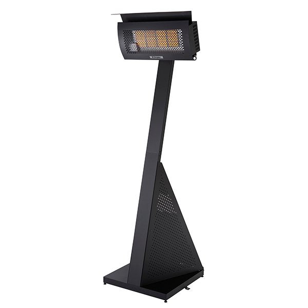 Dimplex DGR32PLP Portable Infrared Propane Heater – 31,500 BTU, Matte Black, Wheels