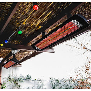 Bromic Tungsten Smart-Heat™ 3000 W Electric Heater – Single Element, 56″, Industrial Black/White