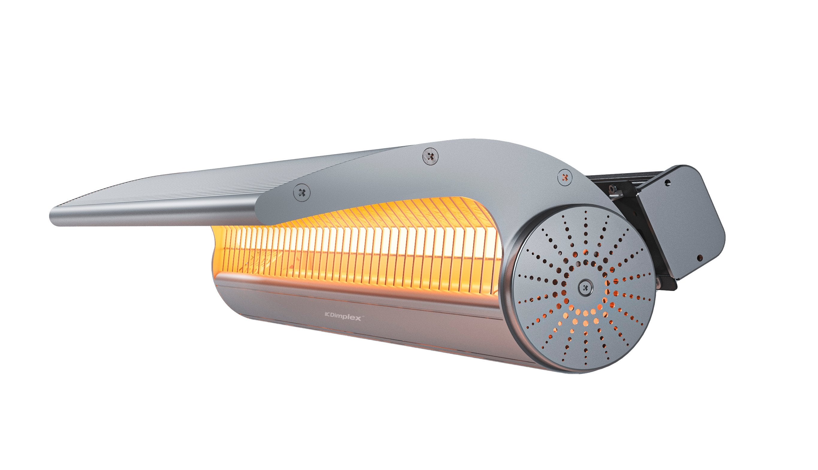 Dimplex DSH20W Electric Indoor/Outdoor Infrared Heater – 2 kW, Wall/Ceiling/Stand Mount, IP65